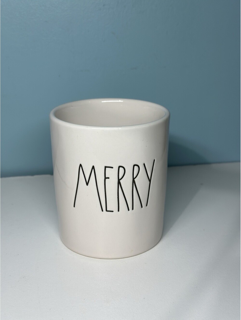 rae dunn artisan collection ceramic canister "merry" Christmas NO LID